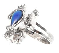 WHAMVOX Adjustable Frog Mood Ring Temperature Change Open Band Unisex ’s Emotion Changing Jewelry Accessory for Boys