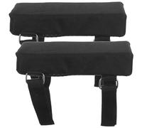 WHAMVOX Adjustable Squat Pad for Machines with Non-slip Base and Shoulder Support Cushion Wear-resistant Padding for Heavy Gym Use Silent Impact Absorption Easy-clean Surface Black for