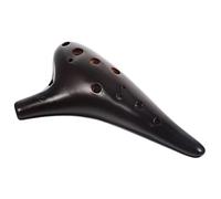 WHAMVOX Alto C Ocarina Instrument 12 Hole Pottery Flute Lightweight and Sturdy Comfortable Grip Suitable for Children and Beginners