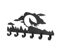 WHAMVOX Animal Six-Hook Row Wall-Mounted Storage Rack European Style Multipurpose Hanger for Bedroom Cabinet Decorative Coat and Key Organizer