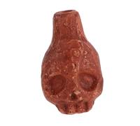 WHAMVOX Authentic Ceramic Ghost Whistle Ocarina Design Screaming Skull Aztec Death Whistle Safety Toy for Halloween Party Boys and Girls