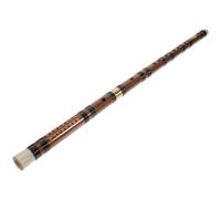 WHAMVOX Bamboo Flute Detachable Two-section Traditional Musical Instrument with Storage Pouch, Smooth Surface, Easy to Carry, for Children and Students Beginner Playing