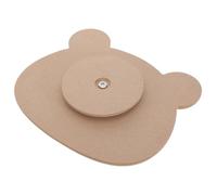 WHAMVOX Bear Shaped Wooden Ceramic Clay Mold with Handle for Clay and Ceramic Plate, Professional Precision and Stable Forming Pottery Slump Mold Suitable for Home Studio Use