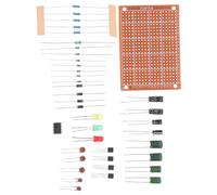 WHAMVOX Beginner Electronics Experiment Kit with Breadboard, Electronic Component Set and Wiring Tools for Electrical Circuit Board Learning and DIY Skills Training