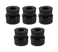 WHAMVOX Black Skateboard Bushings Set 10Pcs Shock-Absorbing Cushions for Longboards and Roller Skates, Extended Life Truck Replacement for Freeskates and Teen Skaters