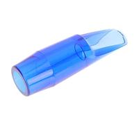 WHAMVOX Blue Abs Alto Saxophone Mouthpiece with Crystal Flute Head, Multi-function Saxophone Part for Beginner and Professional Players, Compact Design for Musical Performance
