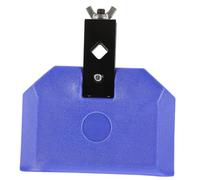 WHAMVOX Blue Plastic Latin Percussion Cow Bell with Mounting Clamp and Mallet Portable Drum Accessory for Drum Kits High-pitched Crisp Sound for Multiple Music Styles