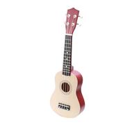 WHAMVOX Burlywood Ukulele Guitar Toy for Boys and Girls Fun Solid Wood Musical Instrument Early Educational Toy for Ages and up Develops Music Cognition and Creativity