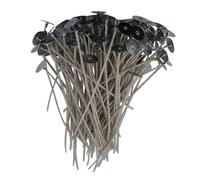 WHAMVOX Candle and Easy to Burn with Metal Tabs Wicks Environmentally Friendly Cotton 200pcs for Candle Making for Holiday Decoration