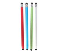 WHAMVOX Capacitive Smooth Double 4pcs Rubber Pen Stylus with Sides Head Silicone Magnesium Aluminum Alloy Material Providing Writing Experience and Tablet and Touch Screen Devices