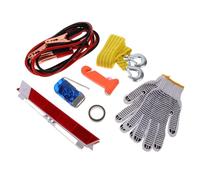 WHAMVOX Car Roadside Emergency Tool Set and Vehicle Inspections with Abs, Rubber, Metal Materials, Easy to Use Prepared for Car-related Issues