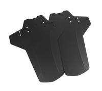 WHAMVOX Carbon Fiber Texture Bike Mudguard Front and Rear Road Bike Mud Flaps Dustproof Tire Fenders for Cycling Easy Install with Zip Tie Straps Black Aerodynamic Design