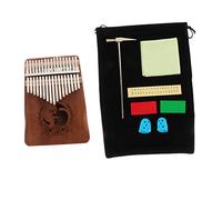 WHAMVOX Cat Vintage Kalimba Finger Piano and Thumb Piano for Boys and Girls As Musical Instrument for Beginners to Learn Playing The Kalimba