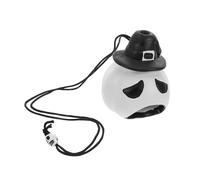 WHAMVOX Ceramic Aztaka Death Ghost Whistle: Loud Ghost Sound Maker - Scary Halloween Skull Whistle For Parties - Portable White Fun Prank Instrument