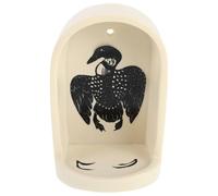 WHAMVOX Ceramic Candlestick Holder Wall Sconce for Pillar Candles Decorative Wall Sconce Stable Structure Minimalist Vintage Modern European Style