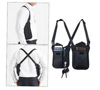 WHAMVOX Chest Bag Man Armpit Bag Telescopic Fastener Breathable Mesh Multi-Purpose Hidden Shoulder Pack for Men Women