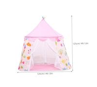 WHAMVOX Childlike Play Tent Castle Storage Tent for Cartoon Animal World Pink Playhouse Practical Indoor Outdoor Game House