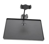 WHAMVOX Clamp-on Microphone Stand Tray Sound Card Shelf for Live Streaming V3 Large 27x20.5cm Adjustable Microphone Holder Bracket