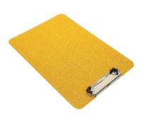 WHAMVOX Clipboard Practical with Board Acrylic Multi-Function Writing Clamping Portable Organizer for Golden Colour Papers Paper File Office Use, Suitable for Files Memos