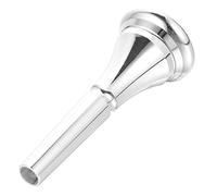 WHAMVOX Copper French Horn Mouthpiece Replacement, Small Silver Brass Mouthpiece Accessory for Beginners, Musical Instrument Part for Horn Players