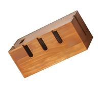 WHAMVOX Cord Hider Large Solid Wood Cable Management Box with Lid for Router and Power Strip Storage, Sturdy Desktop Cable Organizer for Home and Office