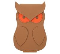 WHAMVOX Creative Owl-Shaped Guitar Pick Holder Portable Pu Pick Case for Guitarists at Parties and Gigs Stylish and Compact Storage Solution