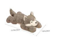 WHAMVOX Cute Husky Plush Pillow Soft Puppy Stuffed Animal for Valentines Girlfriend Decorative Dog Plush for Hugging and Home Decor for Holidays and Parties