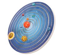 WHAMVOX DIY Solar System Model Kit Planet Puzzle with Smooth Surface for Painting and Decoration Educational Space for Boys and Creative Art Craft Project