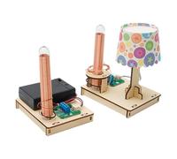 WHAMVOX DIY Wireless Charging Science Kit for Students Stem Educational Wireless Power Transmission Experiment for Beginners with Instructions and Learning