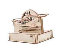 WHAMVOX DIY Wooden Great Wall Marble Run Puzzle Educational Bead Maze for Creativity Imagination Building Stem Activity Decorative Ornament