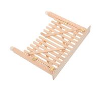 WHAMVOX Dollhouse Solid Wood DIY Fence Door Opens Easily Rustic Mini Picket Fence Decoration for Outdoor Scenes and Role Playing Craft