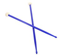 WHAMVOX Double-end Drumsticks with Felt and Nylon Tips, Sturdy Percussion Sticks for Comfortable Hand Feeling and Practical Use, for Practice Pad Drum Kit and Drum Mallet Playing