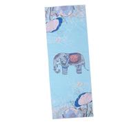 WHAMVOX Double-sided Plush Yoga Mat Non-slip Fitness Cushion for Home Exercise and Outdoor Picnic Soft Portable Printed Cushion for Office School Use
