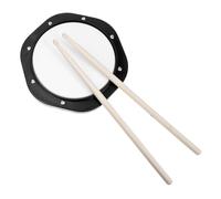 WHAMVOX Drum Practice Pad Set for Beginners and Advanced Drummers with Nylon and Tpe Material, Convenient to Use, for Home and Practicing Drums, Includes Storage Bag for Drumsticks