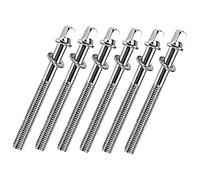 WHAMVOX Drum Tension Rods with High Hardness 6pcs Replacement Screws Metal Material and Quick Installation for Bass Drum