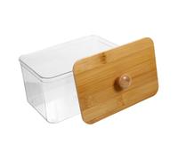 WHAMVOX Dryer Sheet Container with Lid Transparent Laundry Storage Bin for Organizing Supplies Minimalist Design Visibility for Easy Access Laundry Room Essentials