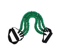 WHAMVOX Dual-purpose Tpe Expander with for Chest Arm Pulling Resistance Band for Muscle Training Portable Fitness Equipment for Men and Women Green Stretch Band