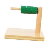 WHAMVOX Early Learning Column Stacking Rings for Cognition for Developing Hand Muscles Spatial Ability and Independence Educational Montessori for Boys