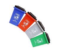 WHAMVOX Educational Garbage Sorting Mini Trash Bins for Interactive Recycling Playset to Promote Environmental Awareness and Healthy Habits