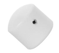 WHAMVOX Electric Guitar Volume Knob Plastic Control Potentiometer Cap with Hole White 1Pcs Suitable for Bass and Electric Guitar Volume Adjustment