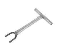 WHAMVOX Extended Water Valve Wrench with U-Shaped Clamp Pipe Wrench for Precise Valve Shut Off Cast Iron Construction for Efficient Plumbing Maintenance at Home