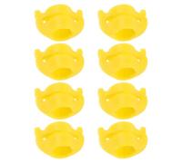 WHAMVOX fishing arrow slide fish hunting safety slides 8pcs Plastic Yellow for lakes and rivers outdoor fishing precise shooting versatile use