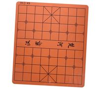 WHAMVOX Foldable Dual Sided Chinese Chess Board Lint Leather Material Convenient Travel Game Accessory for Adults Students Excellent Craftsmanship Easy Storage Random Color