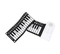 WHAMVOX Foldable Keyboard Piano 49-keys Portable Silicone Roll-up Electronic Piano with Good Tone for Adults and Children