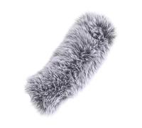 WHAMVOX Furry Microphone Windscreen Cover for Outdoor Recording Accessories Long Rod Mic Wind Muff Noise Reduction Shield for Conference Interview Podcasting with Fit and Pop Filter