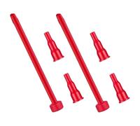 WHAMVOX Gas Canister Refill Adapter 2 Sets Lightweight Abs Plastic Can Spout Torch Adapter Kit with Small Torch Nozzles for Home and Outdoor Use