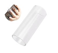 WHAMVOX Glass Guitar Slide Smooth Gliding Surface Accentuated Middle Harmonics Medium Bottleneck for Acoustic and Electric Guitars