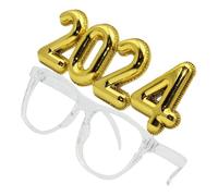 WHAMVOX Glasses Photo Booth Prop Lightweight Material Year Party Eyewear Decoration for Years Eve Celebration and Fun Group Photos