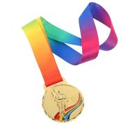 WHAMVOX Gold Bicycle Race Medal Zinc Alloy Champion Award for Cycling Competitions Events Victory Celebrations with Exclusive Biking Design Sports Trophy