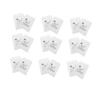WHAMVOX Graduation Season Exclusive 20pcs White Paper Party Favor Bags Handles Reusable Candy Bags for Graduation Cookie Treats